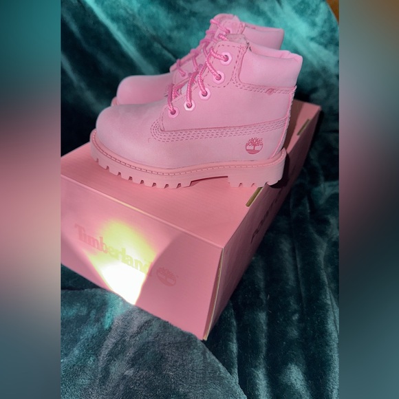 Timberland Premium 6" Boot - Toddler - Prism Pink - Picture 6 of 10